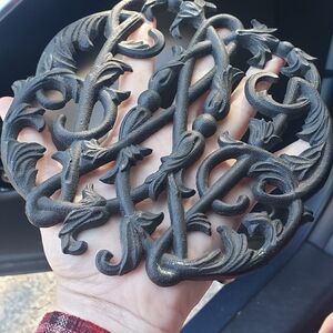 Black Cast Iron Trivet